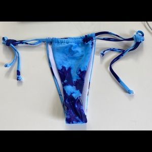 Brand new tie dye thong bikini bottom